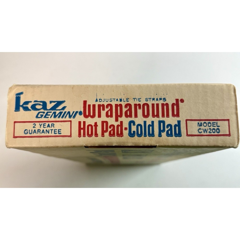 Vintage Kaz Gemini Wraparound Hot /cold Pad Heating Electric *TESTED* MINT! - Picture 4 of 6